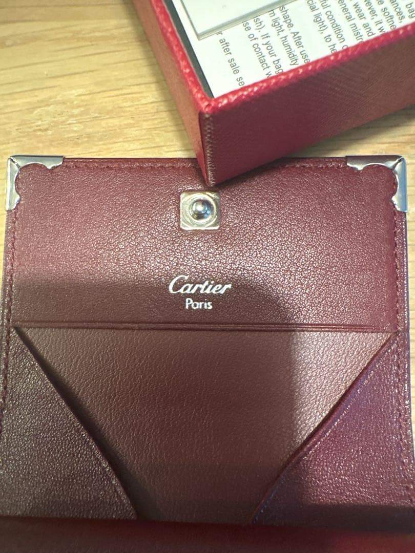 Cartier Coin Cases Purses 7.5Cm 8Cm 1.5Cm