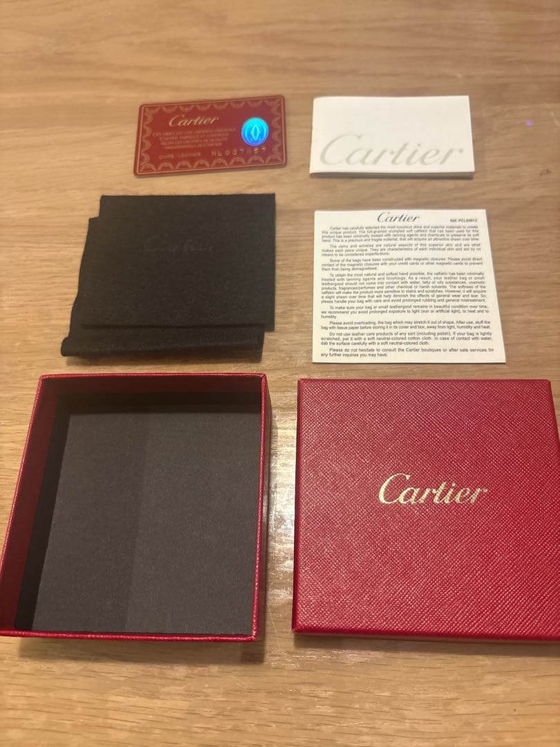 Cartier Coin Cases Purses 7.5Cm 8Cm 1.5Cm