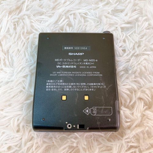 Portable Md Player Sharp Md-M20