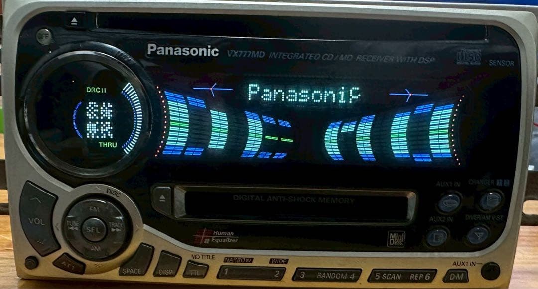 Panasonic Decks, Players Changers Cq-Vx777Md S/No:13688