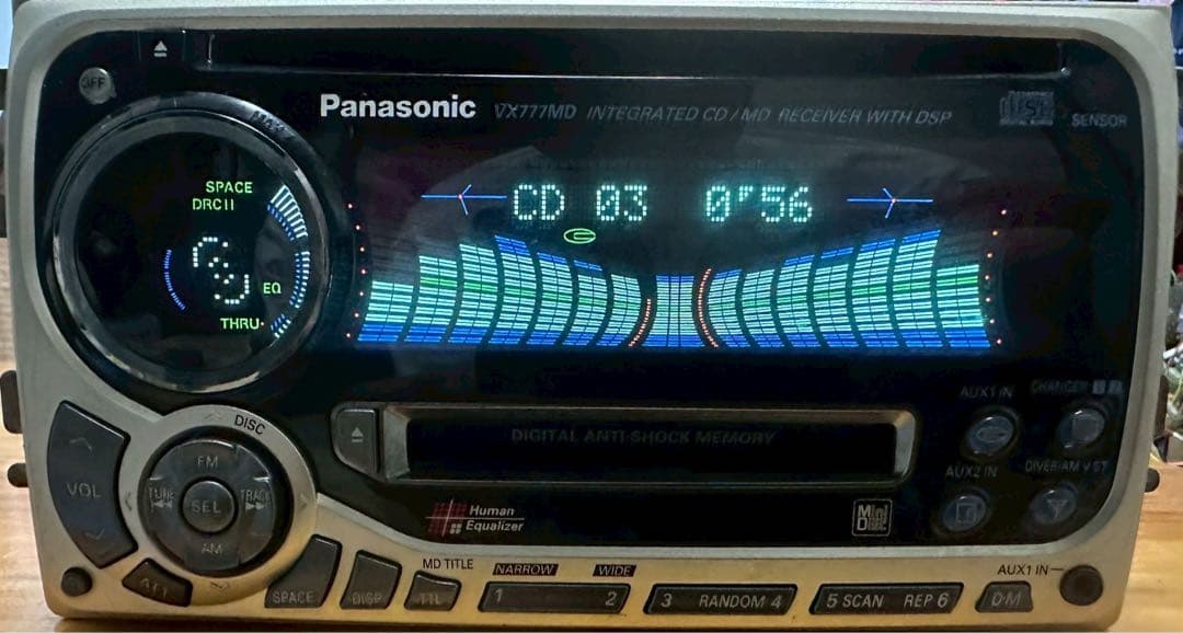 Panasonic Decks, Players Changers Cq-Vx777Md S/No:13688