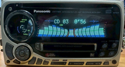 Panasonic Decks, Players Changers Cq-Vx777Md S/No:13688
