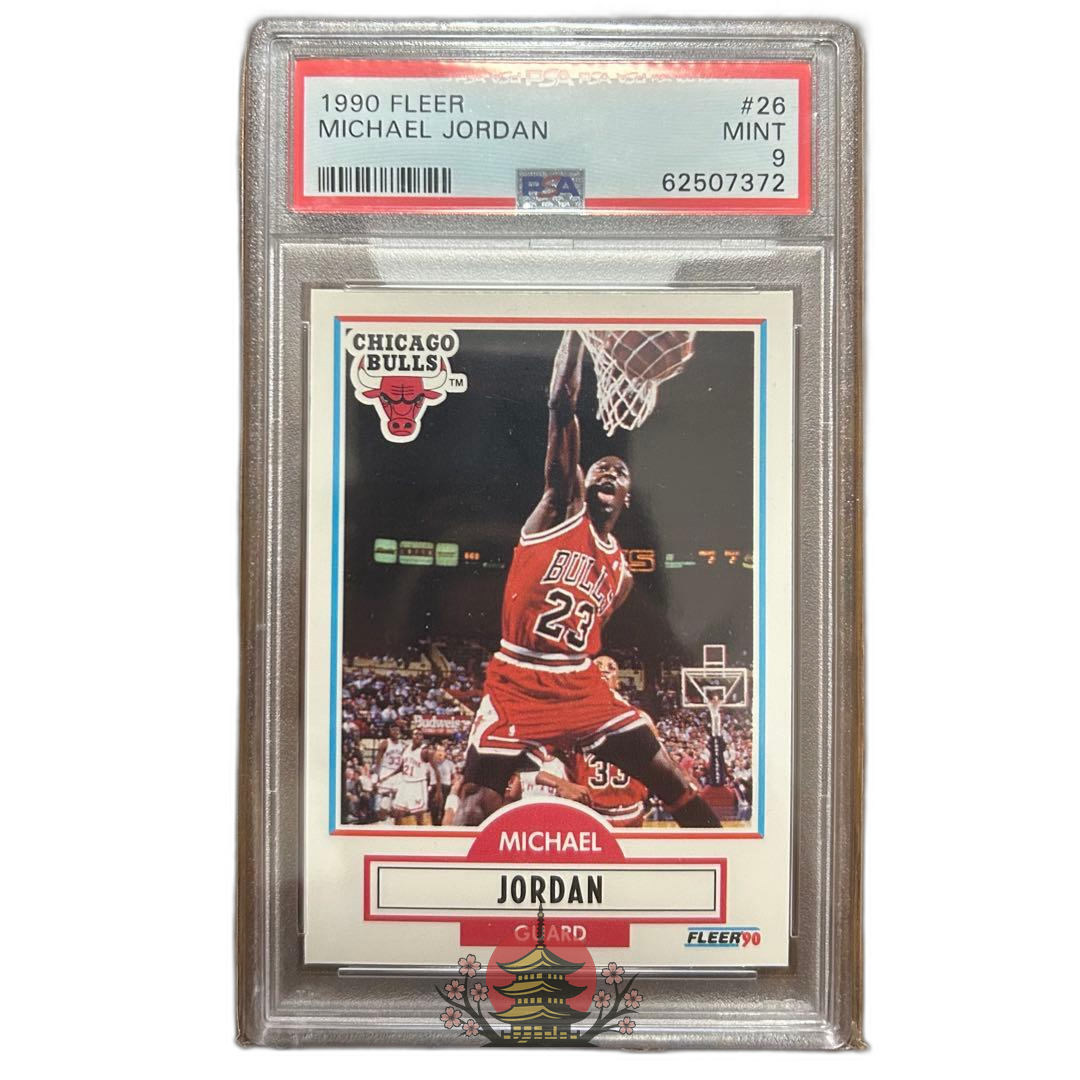 Nba 1990 Fleer Michael Jordan #26 Mint Psa9