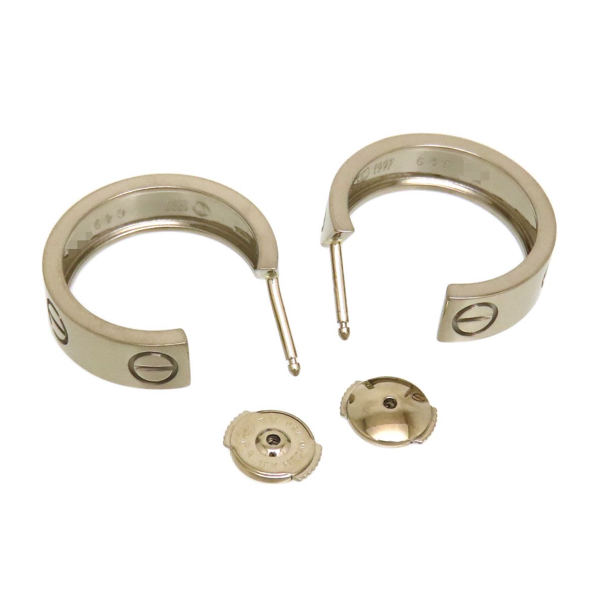Cartier Earrings (For Both Ears) 750 (K18Wg)