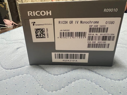 Ricoh Compact Digital Cameras Gr Iv Monochrome