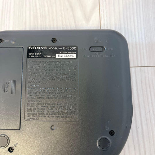 Sony Portable Cd Players D-E500 Ok