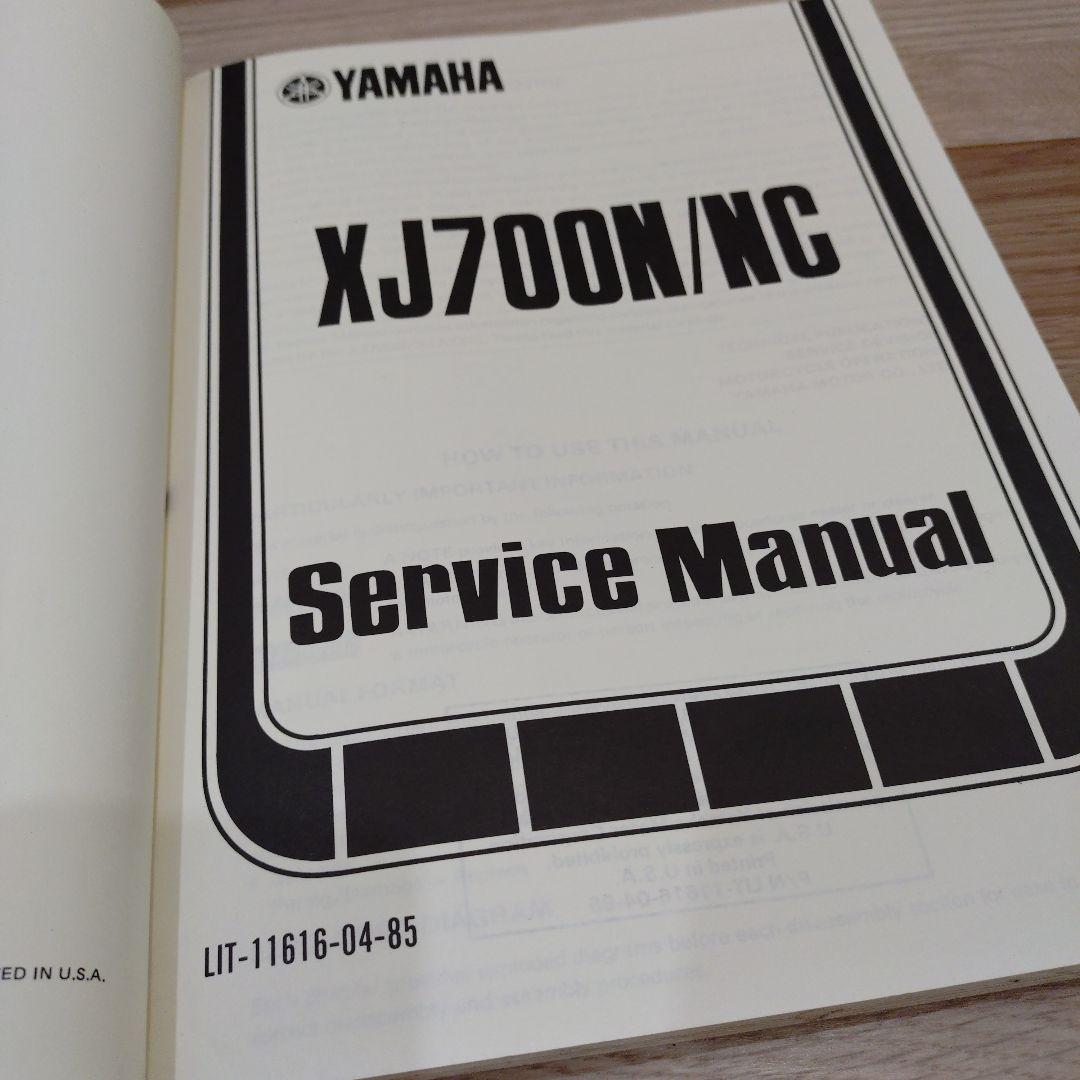 Yamaha Catalogs Manuals Xj700 S/Sc