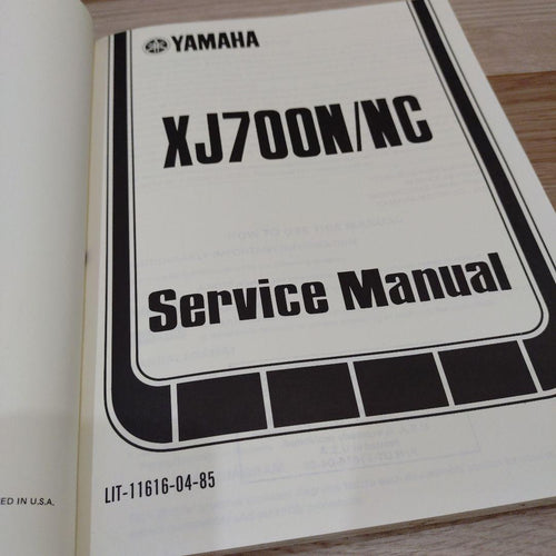 Yamaha Catalogs Manuals Xj700 S/Sc