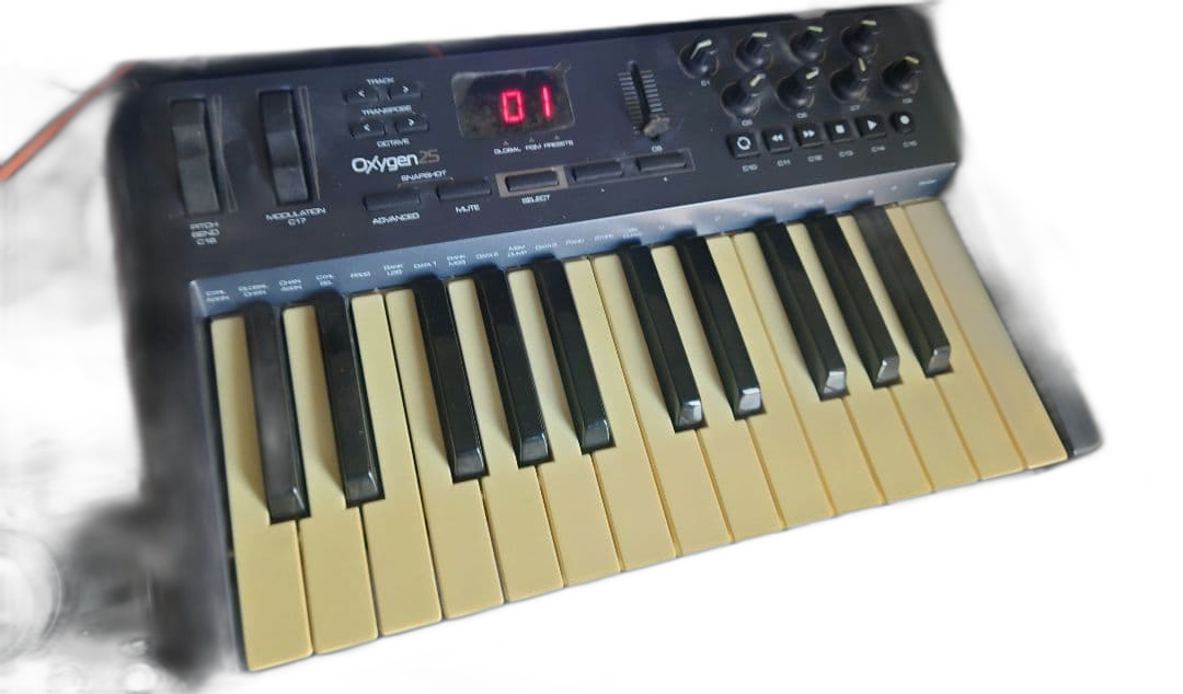 Midi Keyboard Pad M-Audio 25 Usb Oxygen