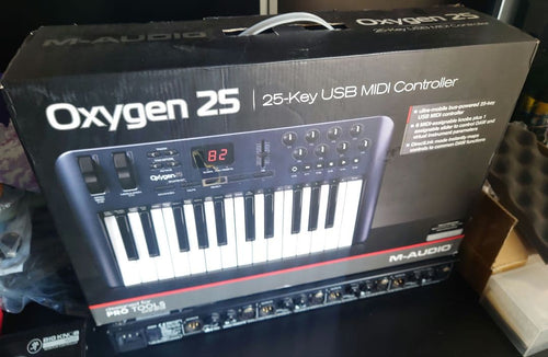 Midi Keyboard Pad M-Audio 25 Usb Oxygen