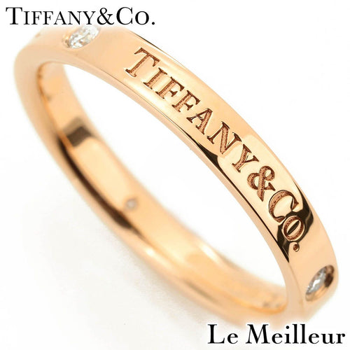 Tiffany Ring Tiffany&Co. T&Co. K18Pg 3P 15 Ok