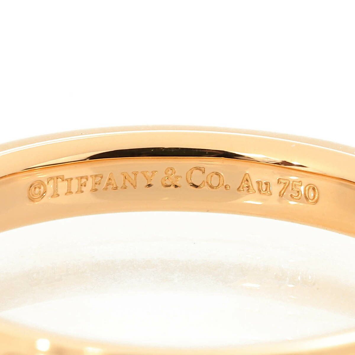 Tiffany Ring Tiffany&Co. T&Co. K18Pg 3P 15 Ok