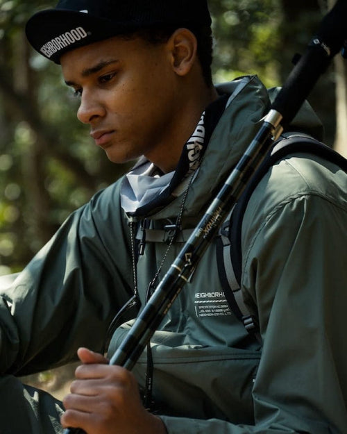 Neighborhood Nylon Jackets 2026 Packable Lw Jacket Olive Drab