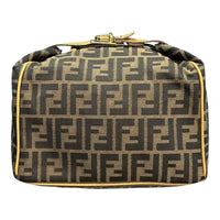 Fendi Handbag Zucca Pattern Vanity Bag Old