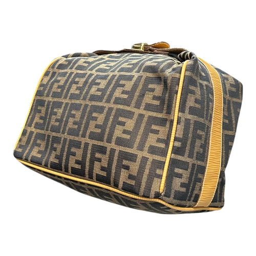 Fendi Handbag Zucca Pattern Vanity Bag Old