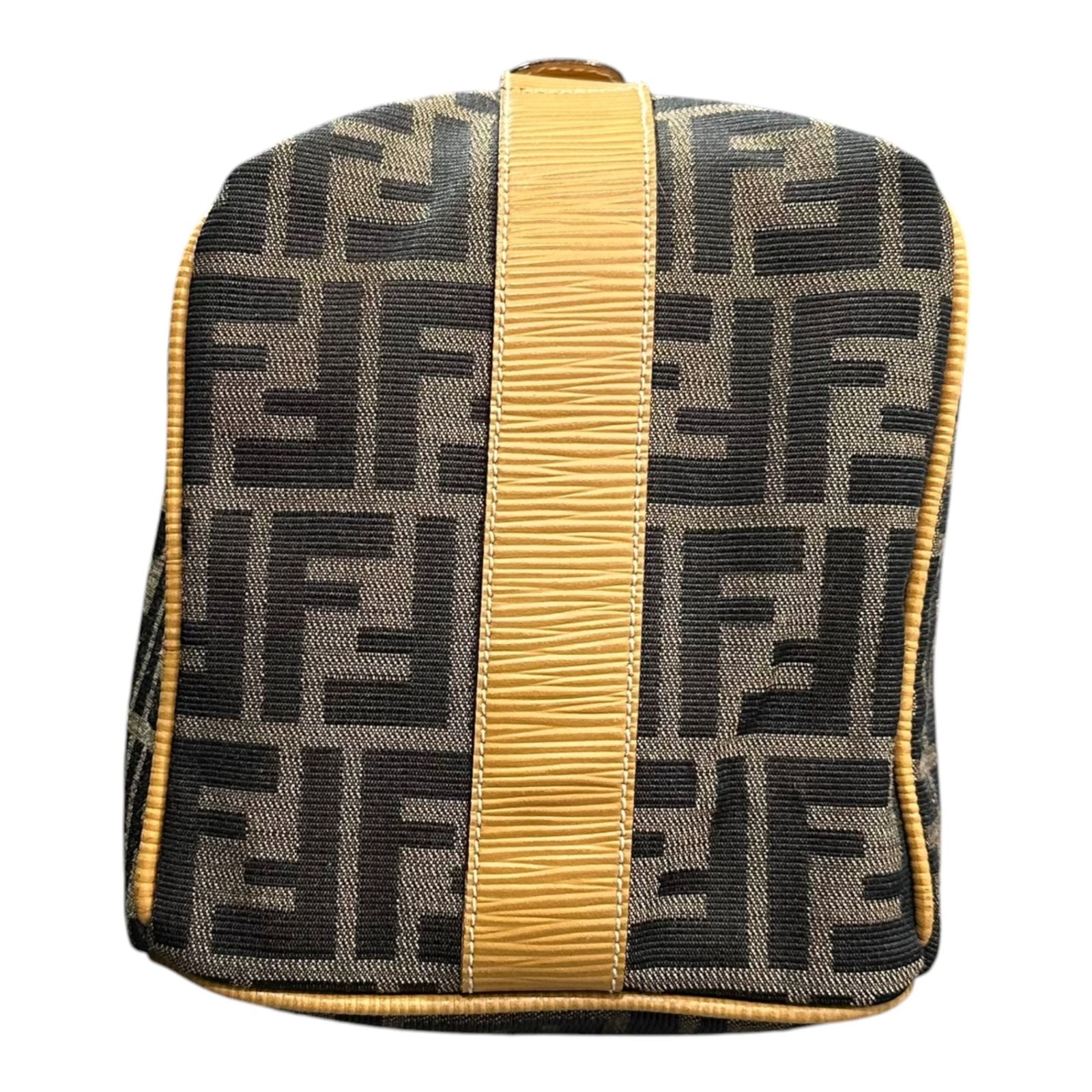 Fendi Handbag Zucca Pattern Vanity Bag Old