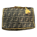 Fendi Handbag Zucca Pattern Vanity Bag Old