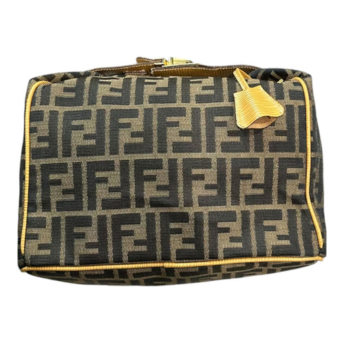 Fendi Handbag Zucca Pattern Vanity Bag Old