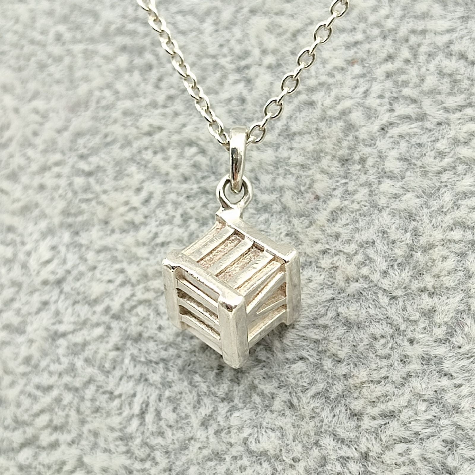Tiffany Necklace Silver 925 6.8G Italy
