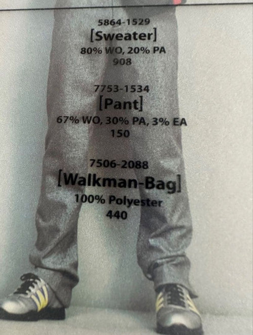 Walter Van Beirendonck Other Aw99 W&Lt Walkman Bag