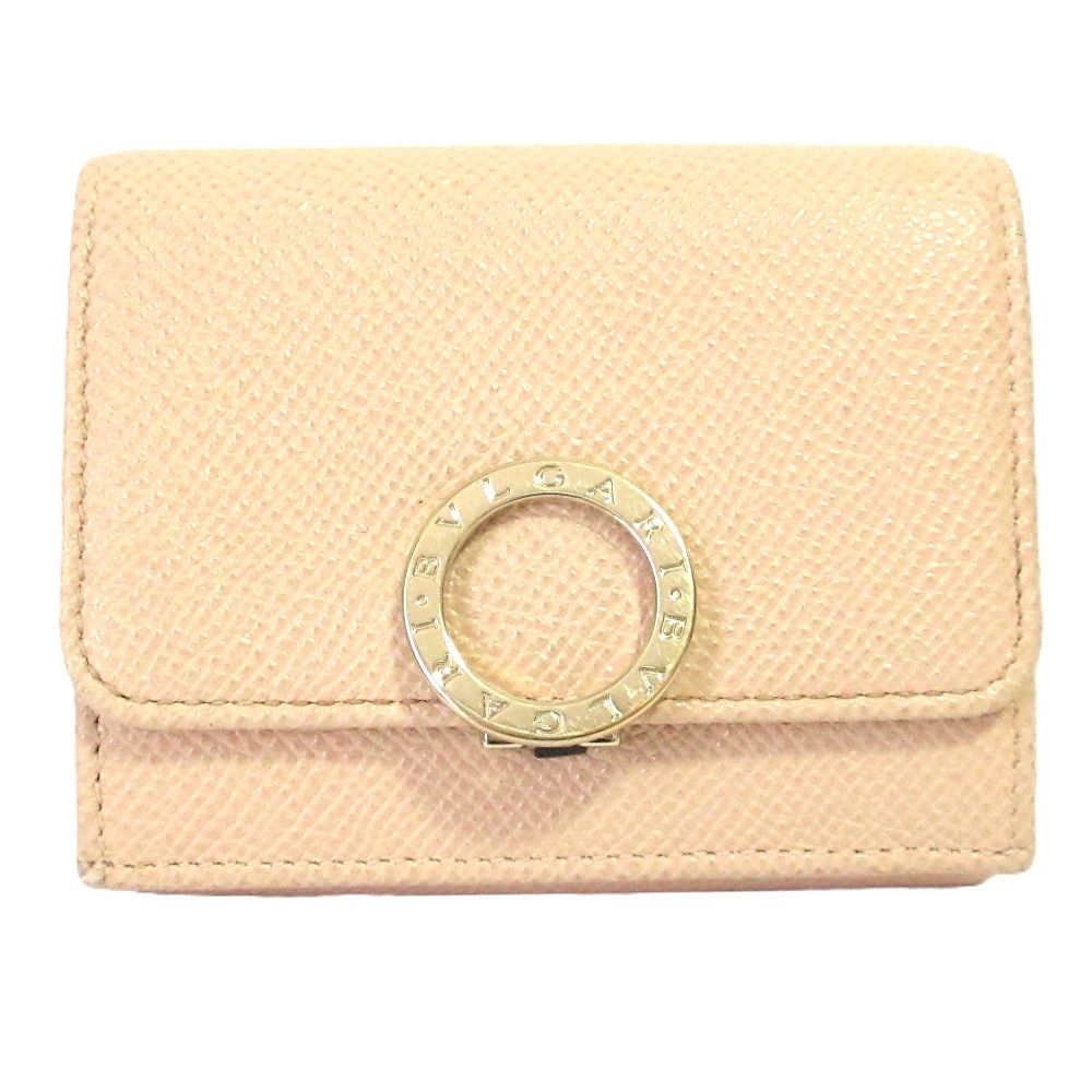 Bvlgari Caltical Wallet Trifold 290483 Used