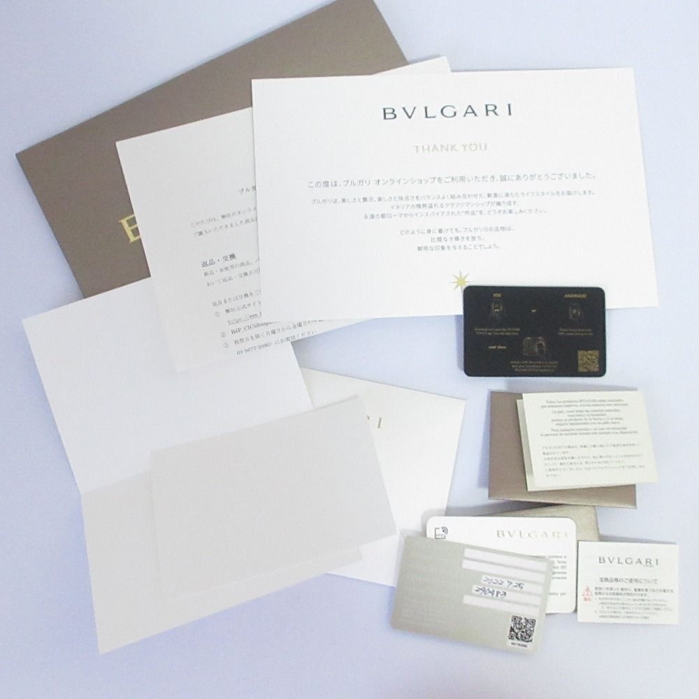 Bvlgari Caltical Wallet Trifold 290483 Used