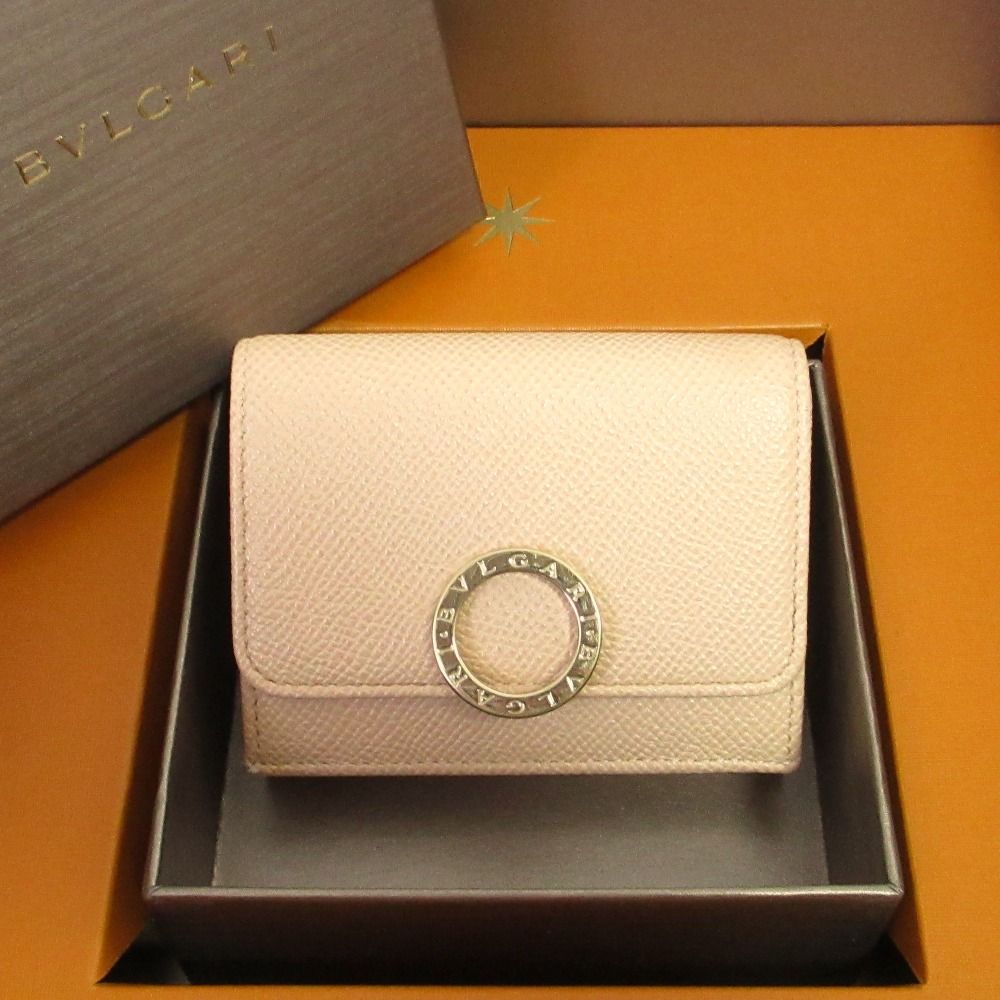 Bvlgari Caltical Wallet Trifold 290483 Used