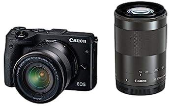 Digital Slr Canon Eos M3 Ef-M18-55Mm F3.5-5.6 Is Stm Ef-M55-200Mm F4.5-6.3
