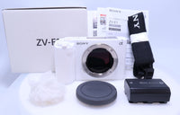 Sony Mirrorless Interchangeable Lips Zv-E1 Vlog Vlogcam (White)(