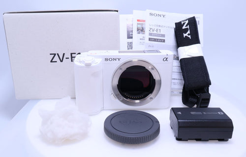 Sony Mirrorless Interchangeable Lips Zv-E1 Vlog Vlogcam (White)(
