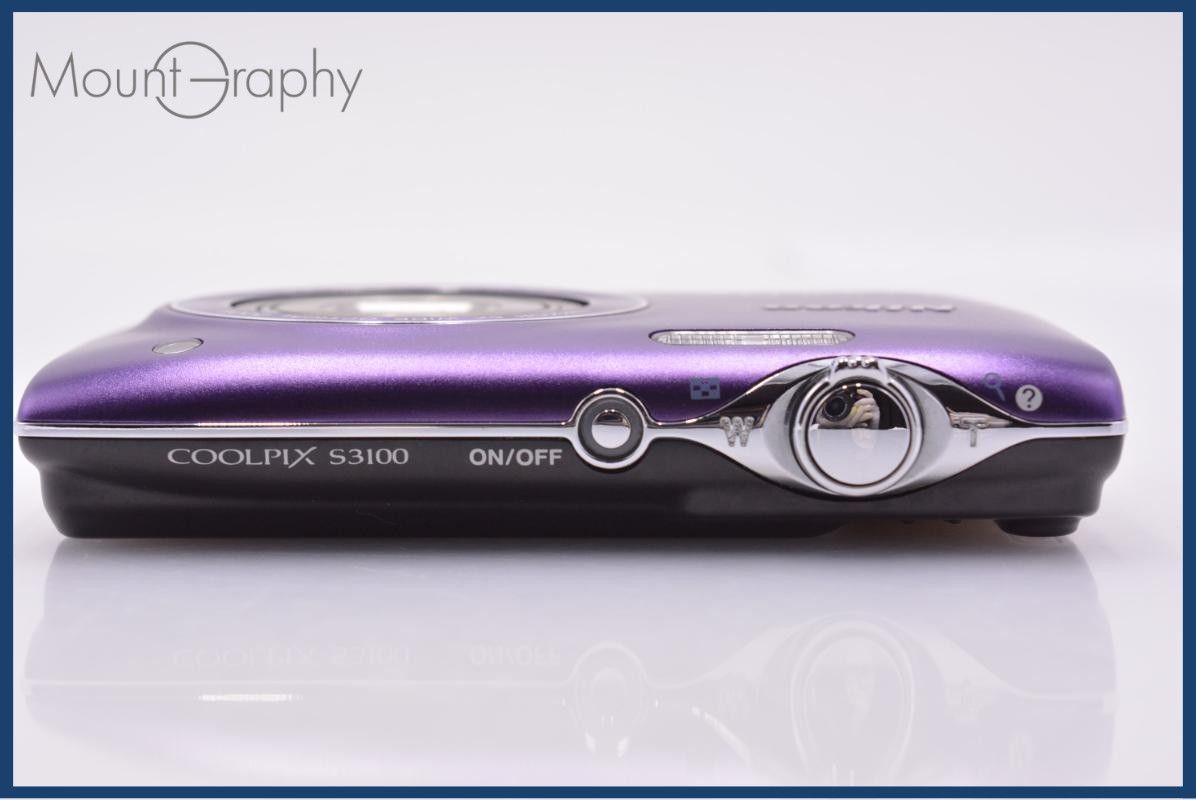Compact Digital Camera Nikon Coolpix S3100 5X #Am7650