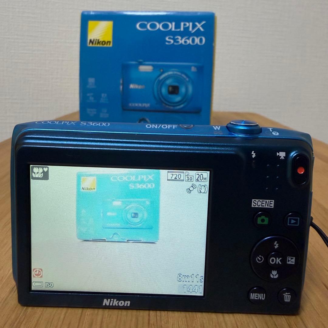 Nikon Compact Digital Camera Coolpix S3600