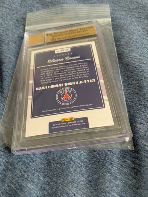 Other Edinson Cavani Auto Donruss Bgs9.5