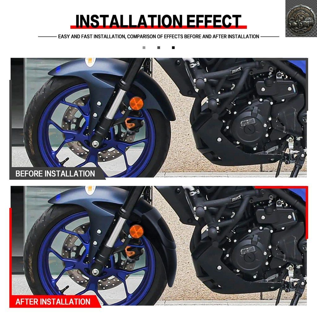 No Brand Others Yamaha Mt-03 Yzf R3 Fender Mudguard Motorcycle Extension Splash