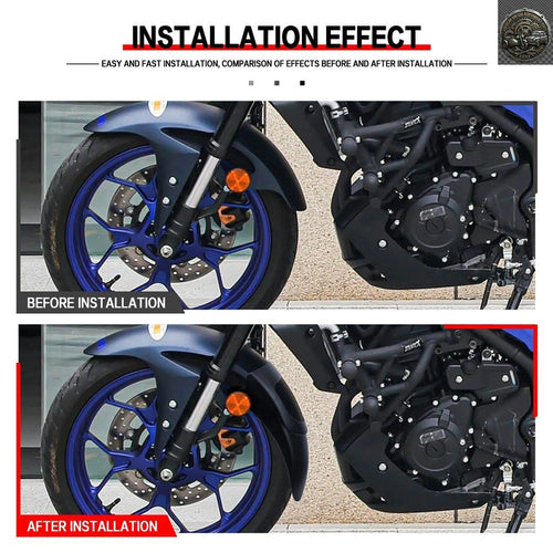No Brand Others Yamaha Mt-03 Yzf R3 Fender Mudguard Motorcycle Extension Splash