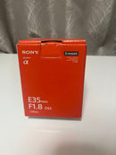 Sony Prime Lenses E F1.8 Sel35F18