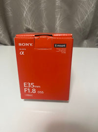Sony Prime Lenses E F1.8 Sel35F18