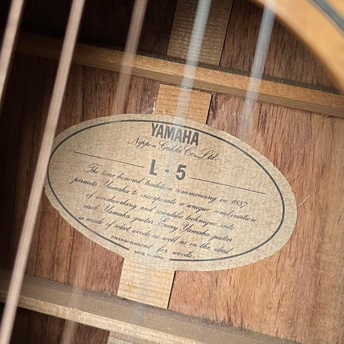 Yamaha Acoustic Guitar L5