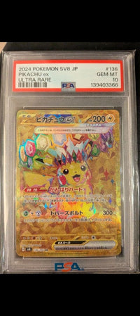 Pok Mon Trading Card Game Psa10 Ex Ur Sv8 136/106