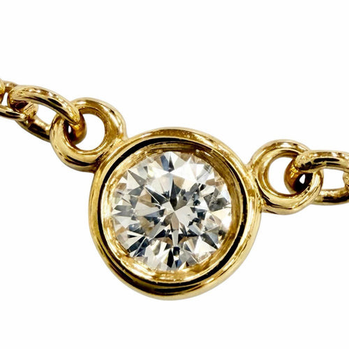 Tiffany Necklace Tiffany&Co. 750(Yg) 1P 0.03Ct 1.76G (Color)
