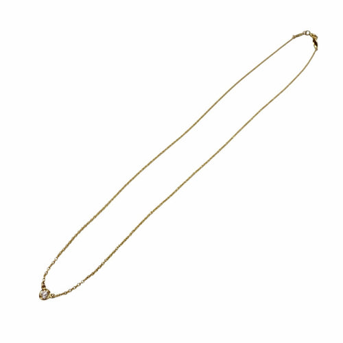 Tiffany Necklace Tiffany&Co. 750(Yg) 1P 0.03Ct 1.76G (Color)