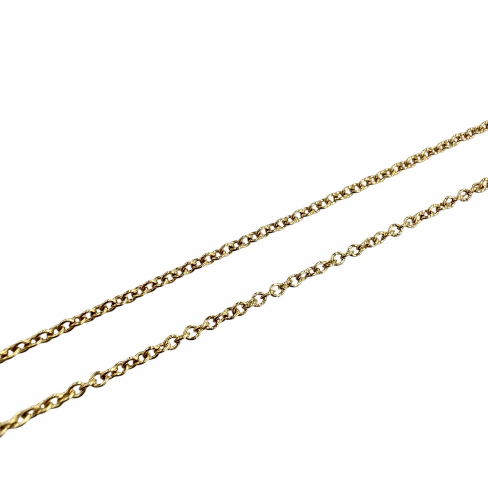 Tiffany Necklace Tiffany&Co. 750(Yg) 1P 0.03Ct 1.76G (Color)