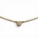 Tiffany Necklace Tiffany&Co. 750(Yg) 1P 0.03Ct 1.76G (Color)