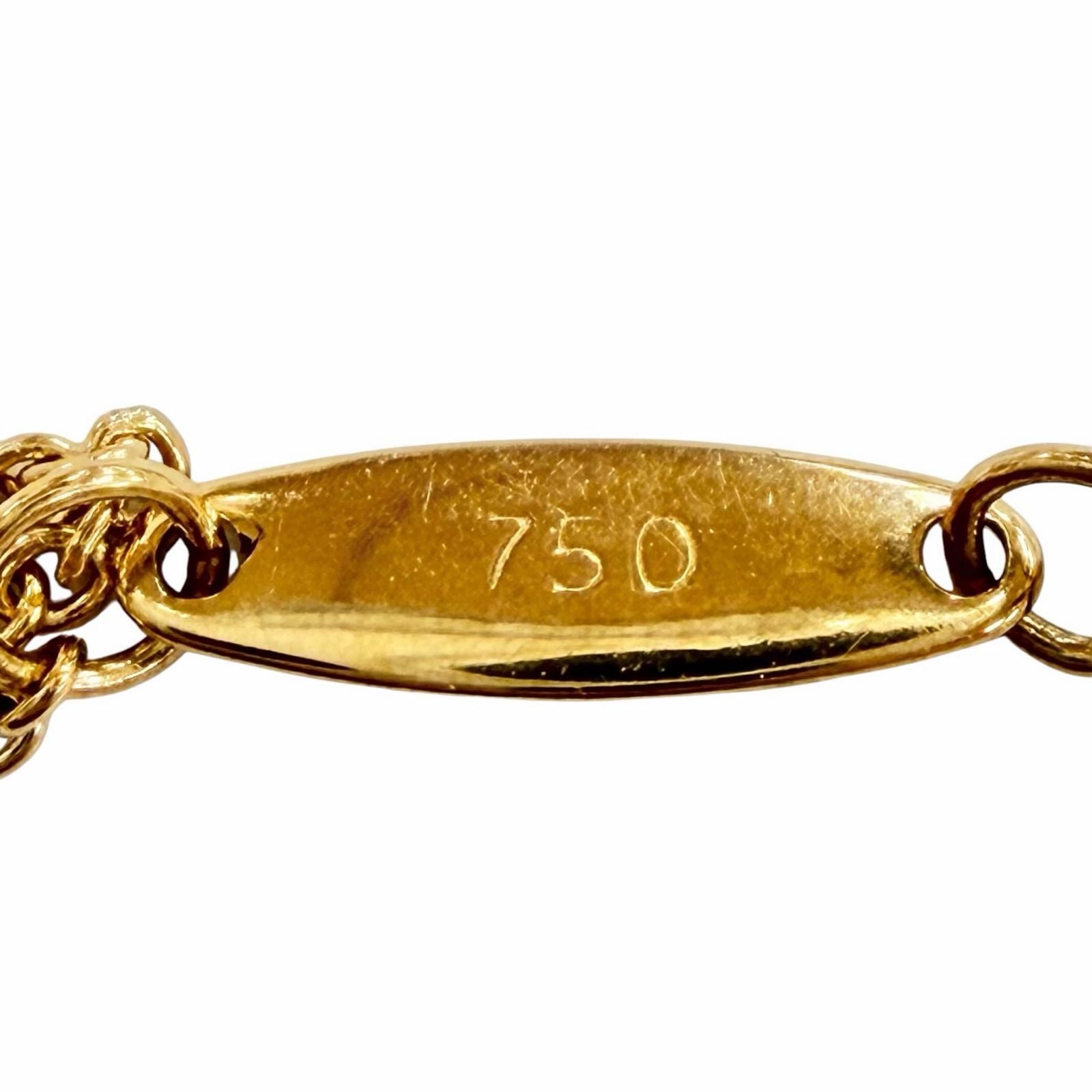 Tiffany Necklace Tiffany&Co. 750(Yg) 1P 0.03Ct 1.76G (Color)