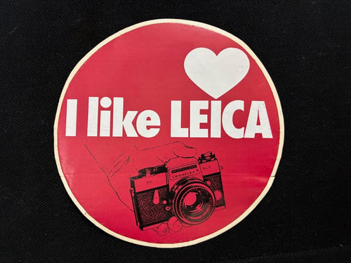 Leica Slr Camera (Film) "I Like