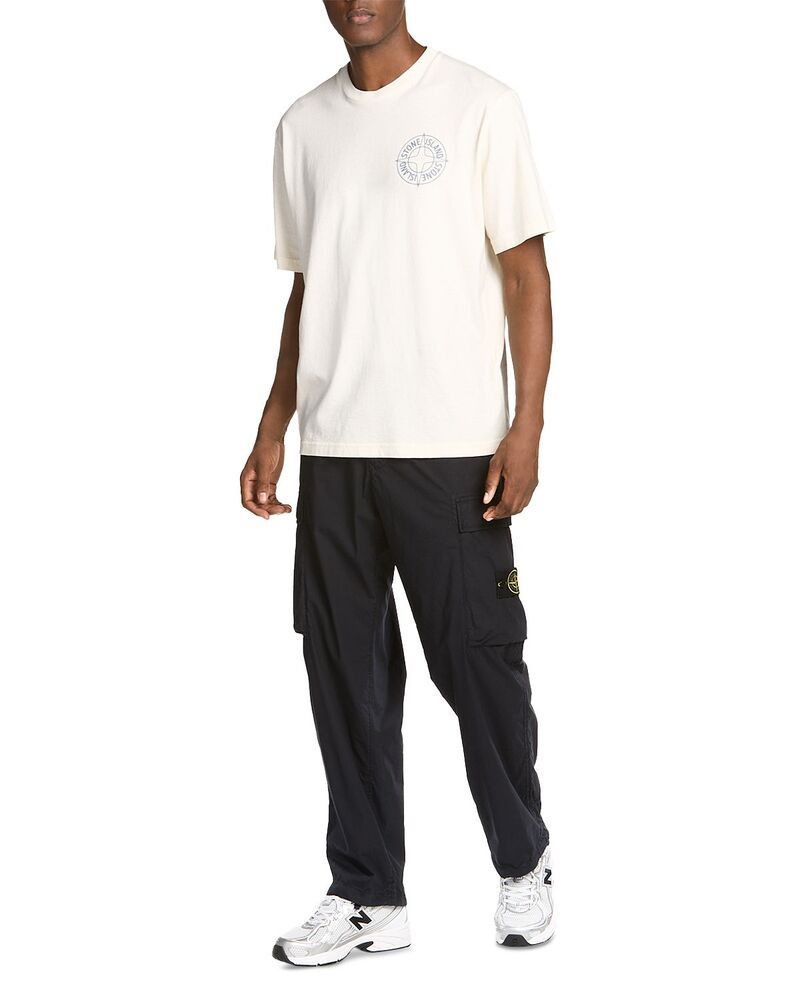 T -Shirt Stone Island Cotton Tee Ivory