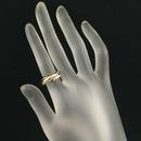 Cartier Ring Sm 54 K18Yg/Wg/ #195915