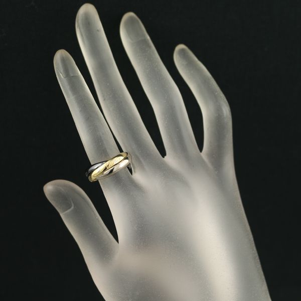 Cartier Ring Sm 54 K18Yg/Wg/ #195915