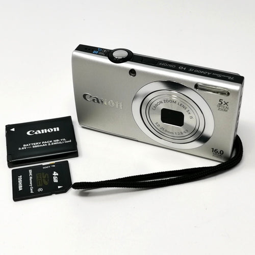 Canon Compact Digital Camera Power Shot A2400 Pc1731 Sd 4Gb Arcanko498