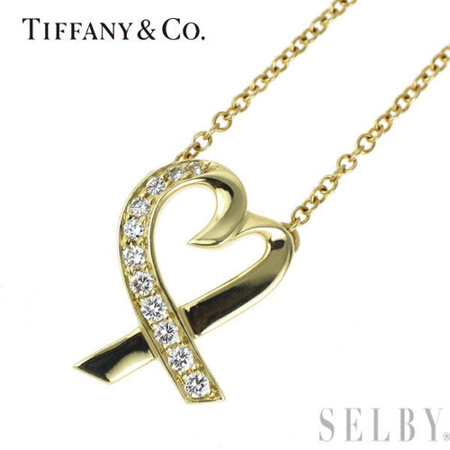 Tiffany Necklace K18Yg